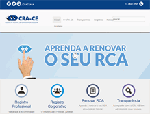 Tablet Screenshot of craceara.org.br